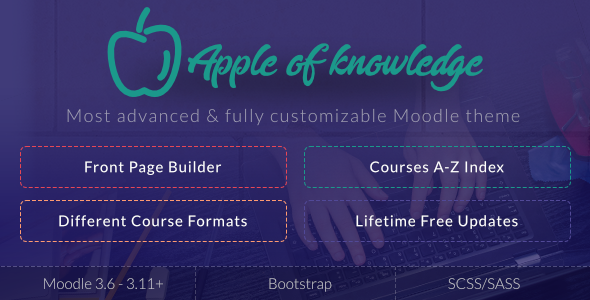 Jabłko wiedzy | Motyw Premium Moodle