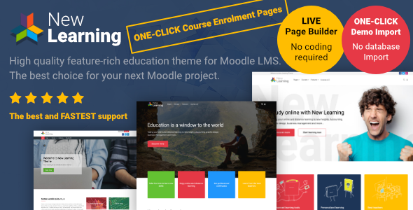 New Learning | Premium Moodle Theme / Themeforest