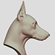 Dog Bust 01 - 3DOcean Item for Sale