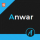 Anwar - One Page Creative Portfolio Template - ThemeForest Item for Sale