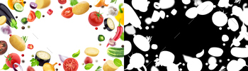 on isolated on white background with clipping path, alpha channel and depth of field effect