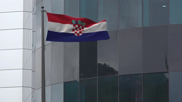 Croatia Flag  Background 4K