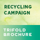 Recycling Campaign Trifold Brochure - GraphicRiver Item for Sale