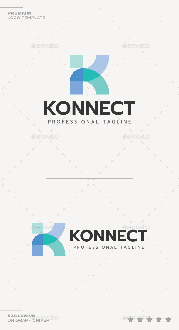 Letter K- Konnect Logo