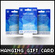 Hanging Gift Card Mock-up