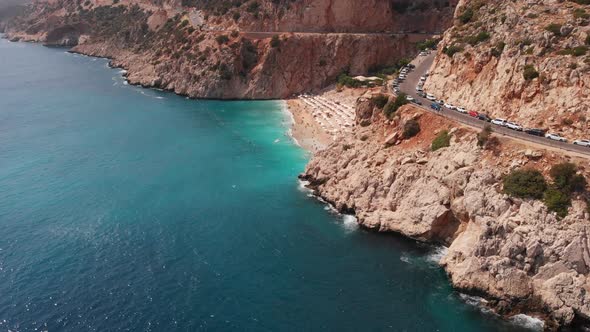 the Most Beautiful Beach with Turquoise Water in Turkey is Kaputas