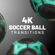 Soccer Ball Transitions 4K - Dark - VideoHive Item for Sale