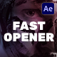 Fast Typography Opener - VideoHive Item for Sale