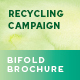 Recycling Campaign Bifold Brochure - GraphicRiver Item for Sale