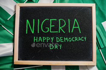nigerian flags.