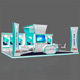 Exhibition Booth 3D Model - 8x6 mtr - 3DOcean Item for Sale