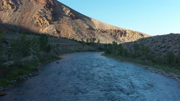 Salmon River and East Fork, Custer County, Idaho - Aerial - Summer