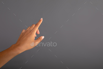  grey background. business, professionalism and technology concept