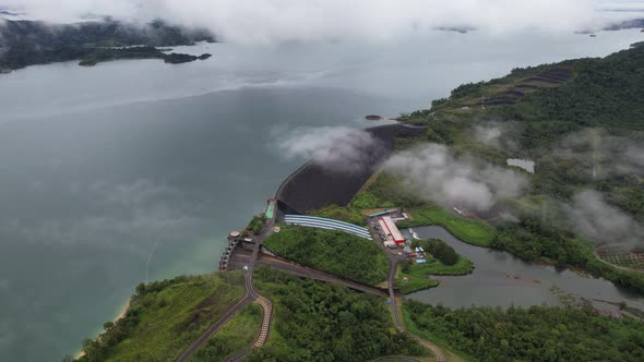 Aerial View of Fish Farms in Norway