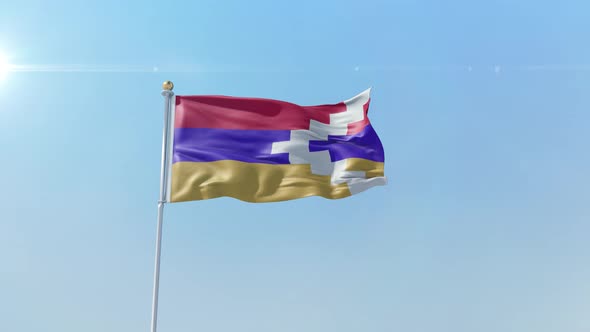 Nagorno Karabakh Republic Flag 