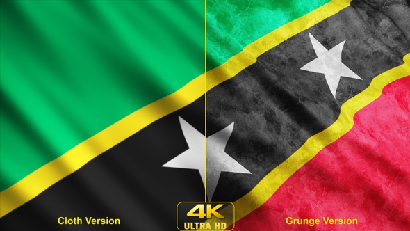 Saint Kitts And Nevis Flags