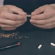 Man Rolling a Hand Made Cigarette - VideoHive Item for Sale