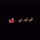 Santa Claus Flying on a Reindeer Sleigh - VideoHive Item for Sale