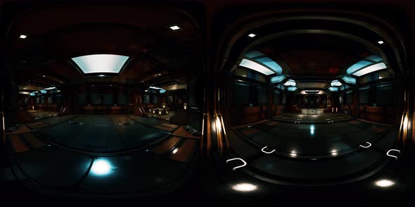 Vr360 View of Spaceship Interior alt