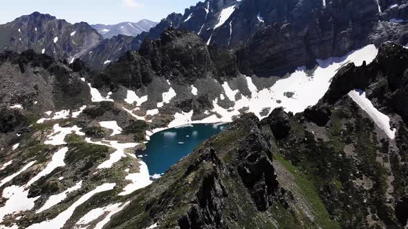 Artvin Borcka Yildiz Lake 4k Drone footage.