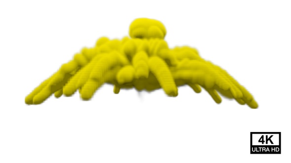 Yellow Smoke Explosion Spark 4K alt