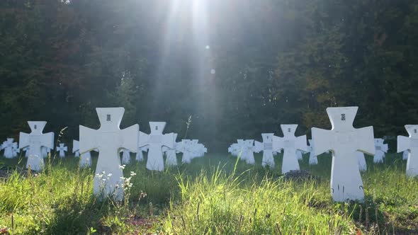 Cemetery of SS Halychyna Soldiers in the Village of LyatskeChervone