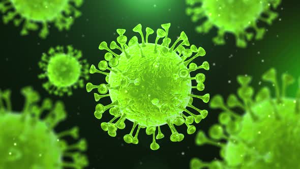 Visualization Of Coronavirus Covid 19 Background V2