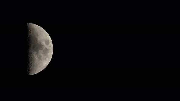 Moon  UHD Close-up. Planet Satellite.