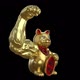 A LUCKY CAT WITH MUSCLE ARM SIDEVIEW FULL HD - VideoHive Item for Sale