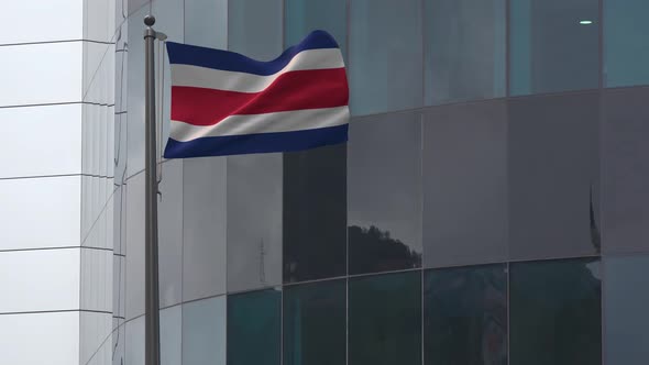 Costa Rica  Flag  Background 4K