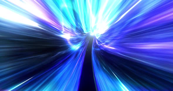 Abstract energy tunnel in space. Wormhole through time and space. alt