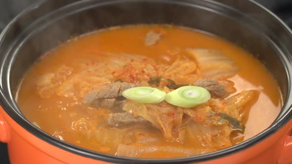 Cooking Kimchi Stew