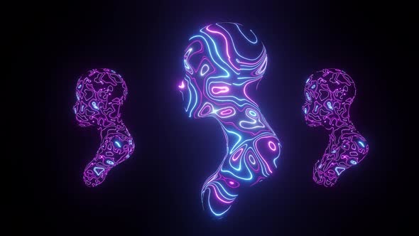 AI Neon Trio