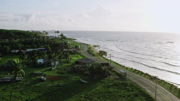 Aerial View of the Island of San Andres