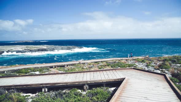 Kangaroo Island in Spring Season Panoramic View of Flinders Chase National Park South Australia