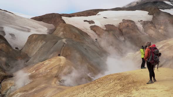 Hot Spring in Kerlingarfjoll Geotermal Area