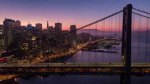 San Francisco Golden Hour Aerial
