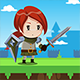 Redhead Knight - Platform / Side-scrolling HTML5 Game - Construct 3 - CodeCanyon Item for Sale