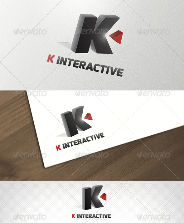 K Interactive Logo Template