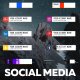 Glitch Social Media Lower Thirds - VideoHive Item for Sale