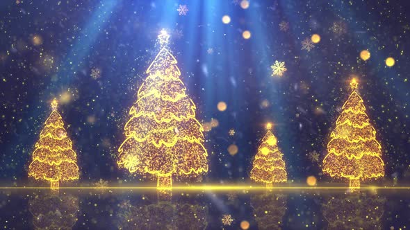 Christmas Trees Background 18