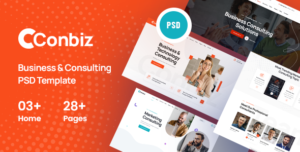 Conbiz - Consultancy & Business PSD Template