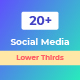 Social Media Lower Thirds - VideoHive Item for Sale