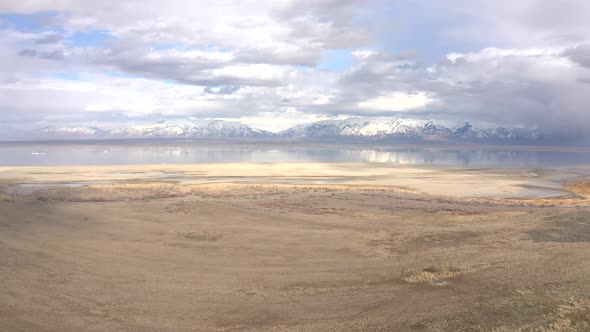 pretty antelope island with bison in background