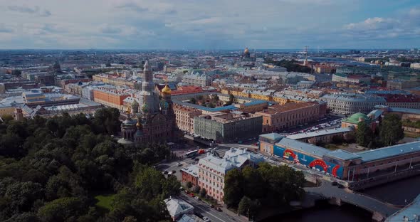 Panorama Of The Center Of St. Petersburg