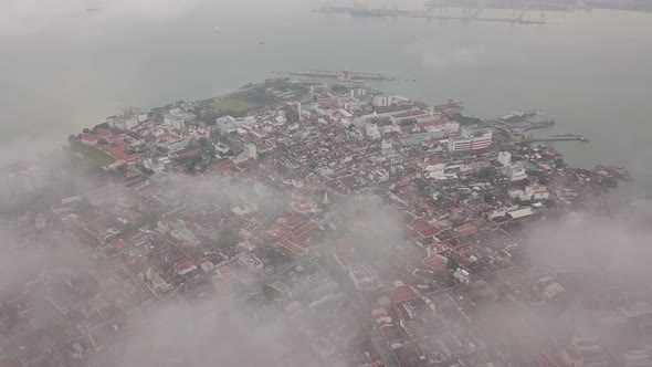 Aerial view Georgetown Heritage site