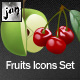 Fruits Icons Set - GraphicRiver Item for Sale