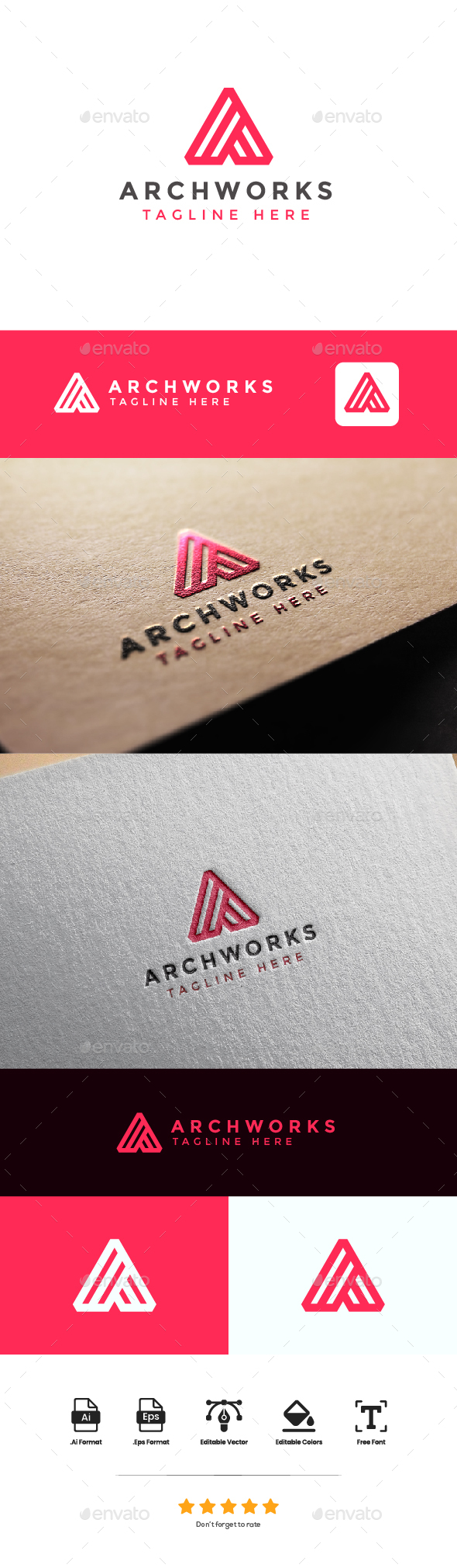 Logo Letter A - Archworks