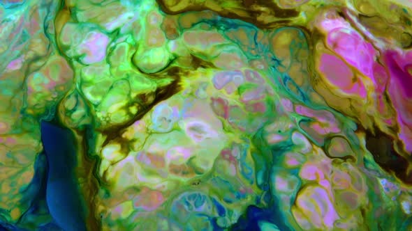 Abstract Colorful Invert Sacral Paint  Exploding Texture 243