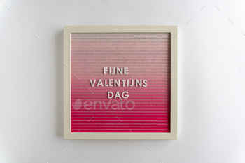 ��s Dag (translation: Happy Valentine’s Day), on a white background, horizontal